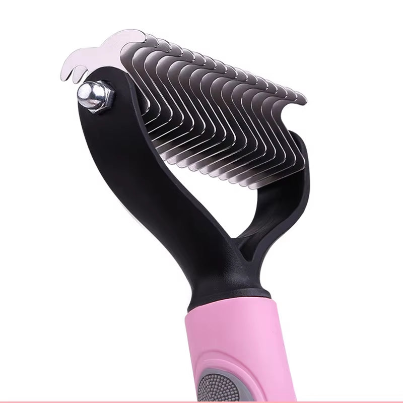 🐾 Double-Sided Dog Brush – The Ultimate Hair Removal & Grooming Tool for Pets!