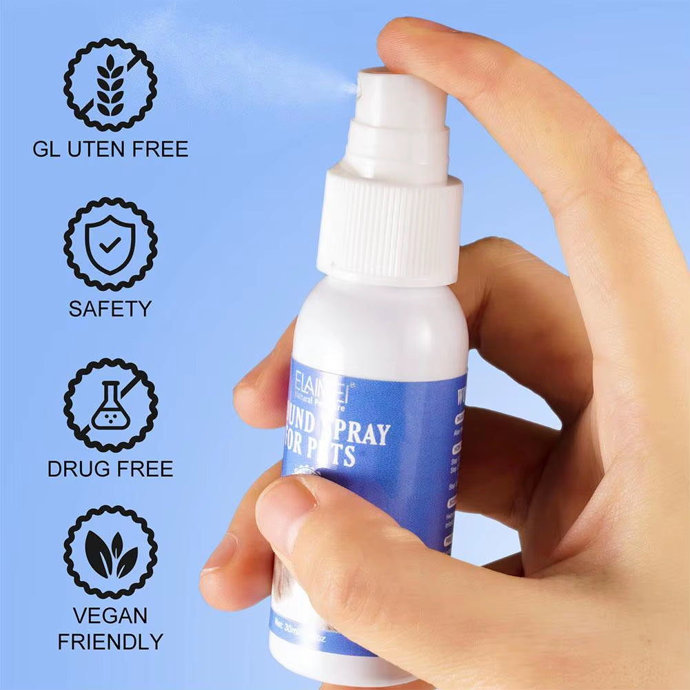 🐾 Pet Wound Spray – Fast-Healing Treatment for Dogs & Cats