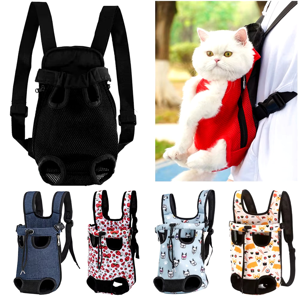 Adjustable Cat Carrier Backpack – Portable & Comfortable Pet Travel Bag for Outdoor Adventures 🎒🐱🐶
