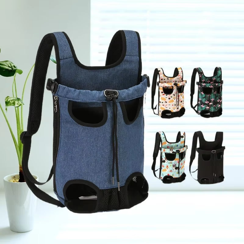 Adjustable Cat Carrier Backpack – Portable & Comfortable Pet Travel Bag for Outdoor Adventures 🎒🐱🐶