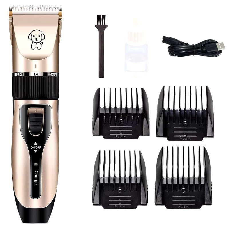 🐾 Professional Rechargeable Pet Clipper – Electric Hair Shaver for Dogs & Cats