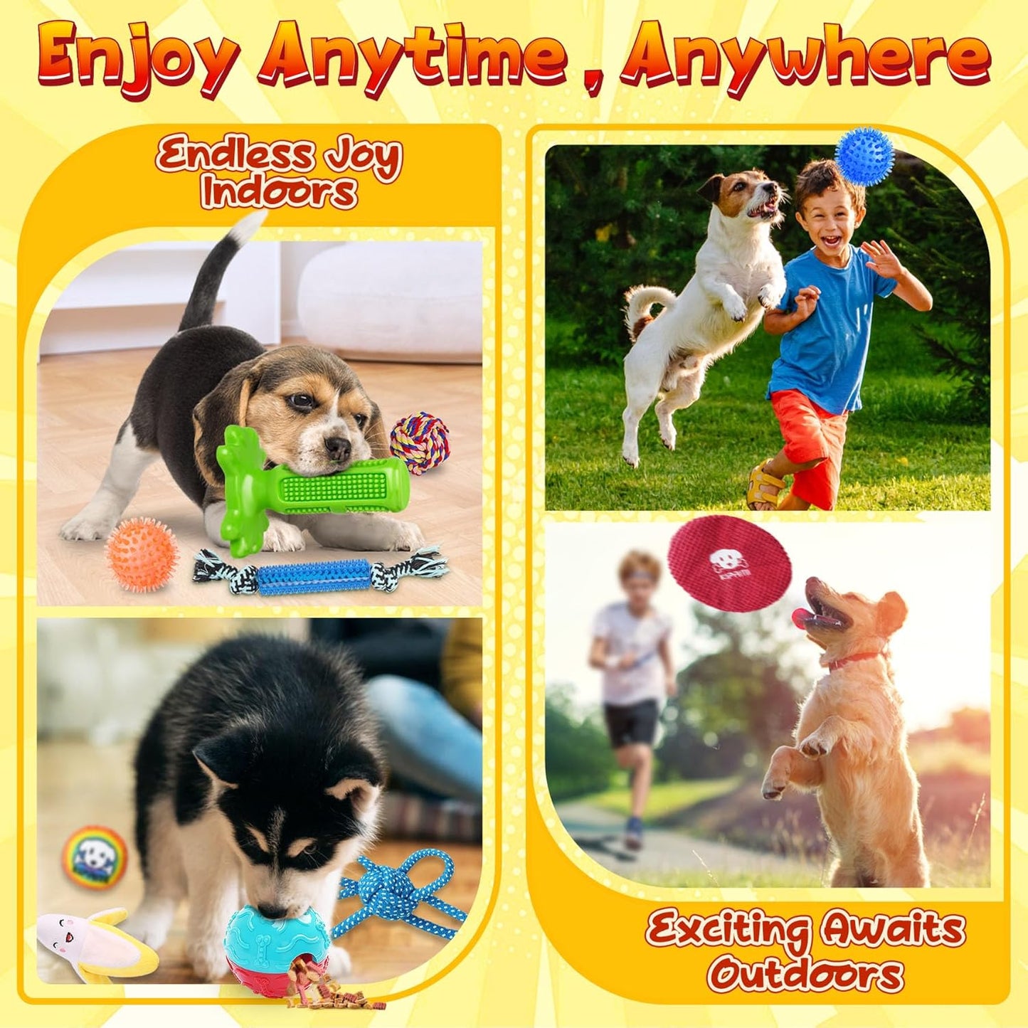 🐶 25-Pack Puppy Dog Toy Set – The Ultimate Chew, Teething & Play Bundle!