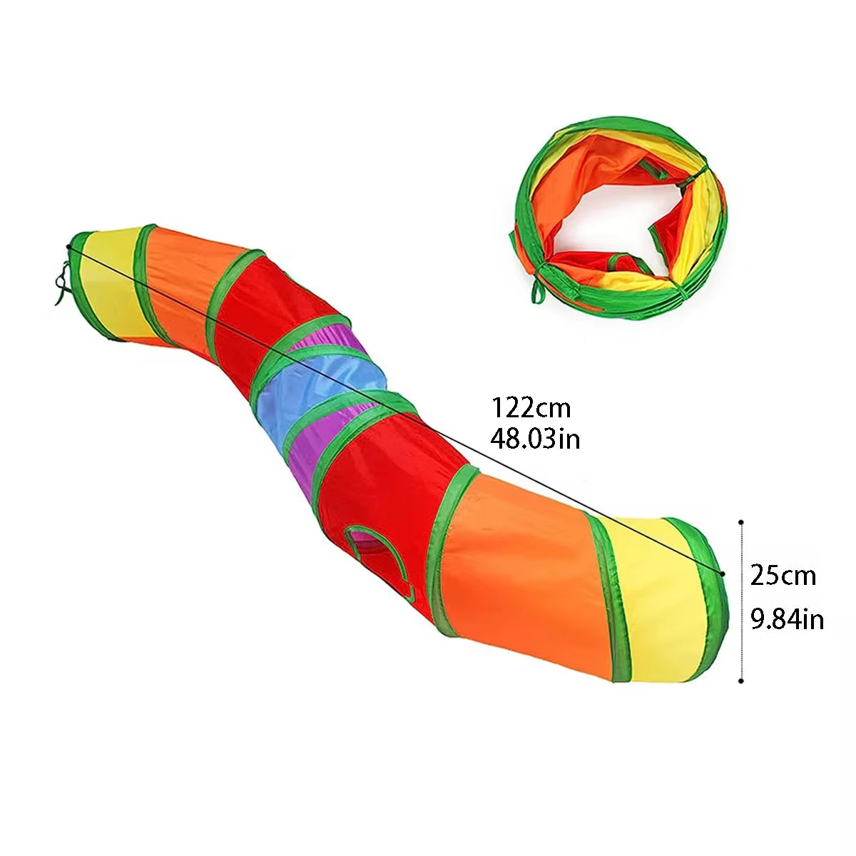 🐾 Collapsible Cat Tunnel – Ultimate Play & Exercise Haven for Kittens & Puppies!