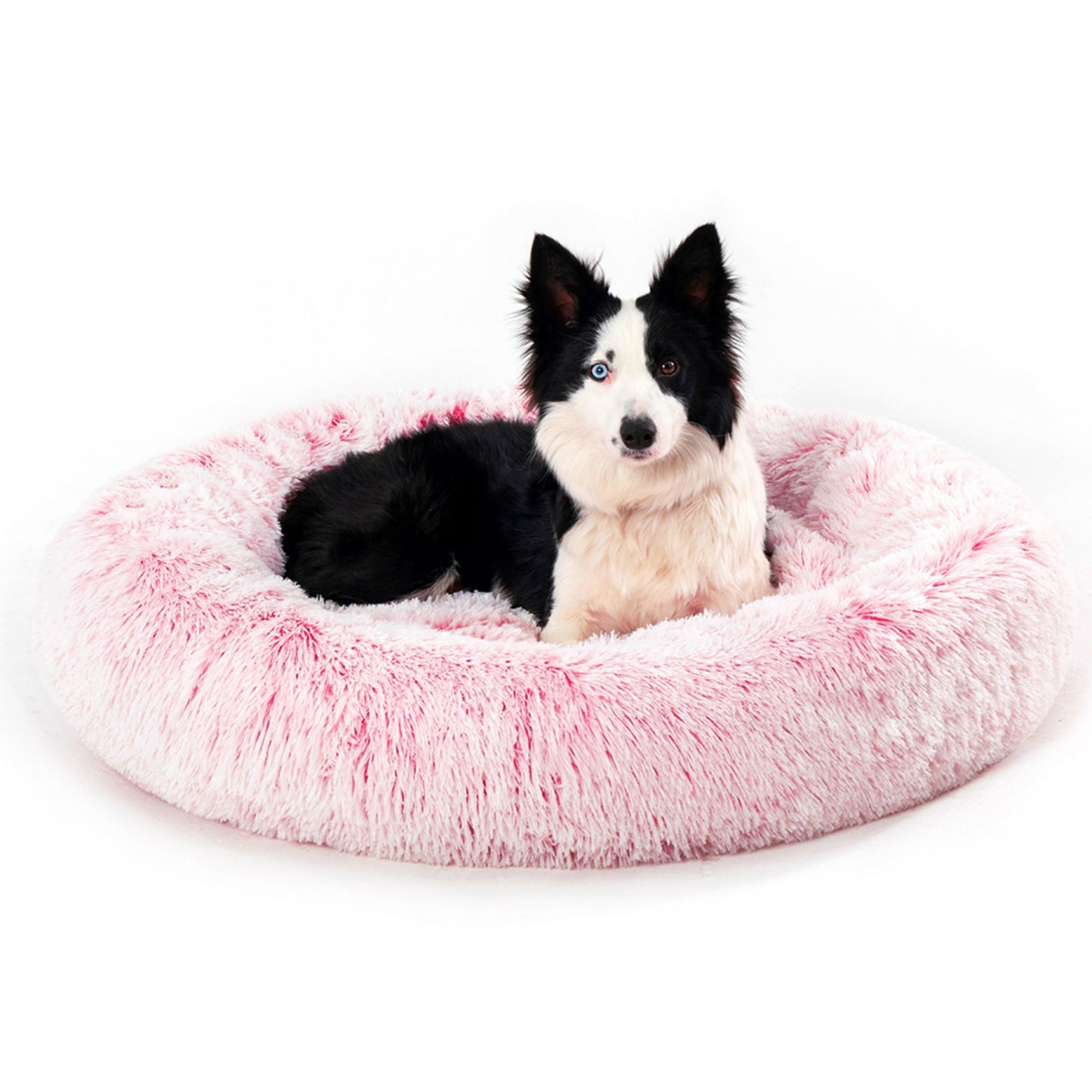 🐾 Luxury Plush Donut Dog Bed – Ultra-Soft, Calming Pet Cushion for Dogs & Cats