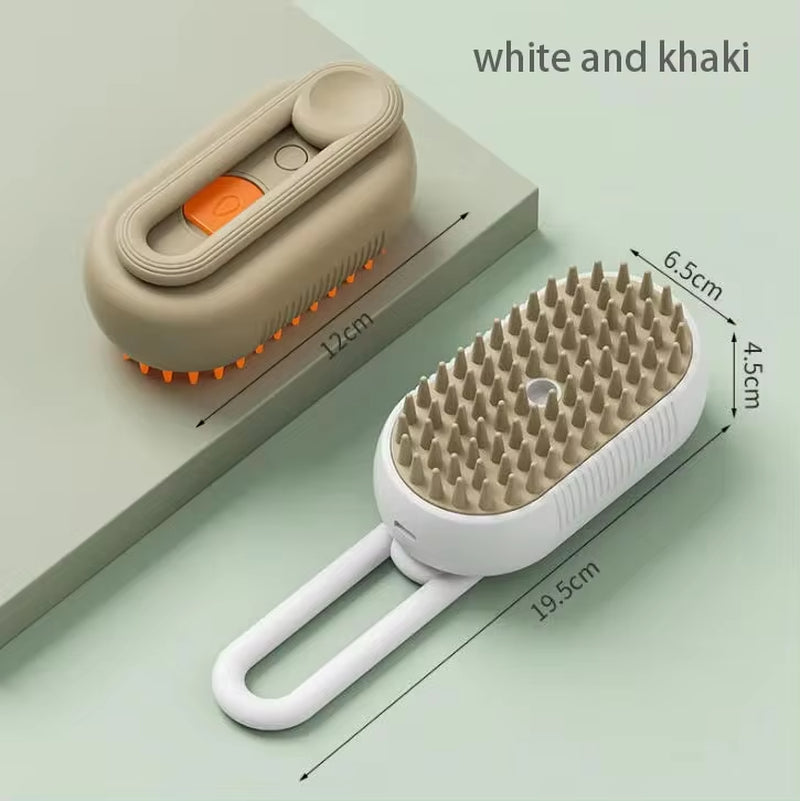 Electric Pet Spray Comb – 4-in-1 Grooming & Massage Brush for Cats & Dogs