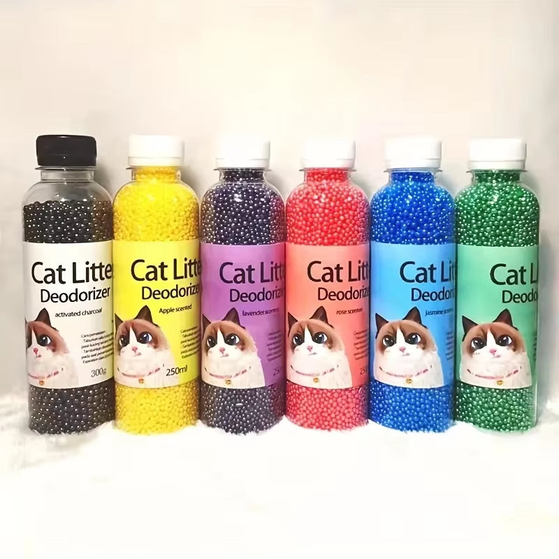 🐾 Deodorizing Beads for Cat Litter Box – Long-Lasting Odor Control & Fresh Scent!
