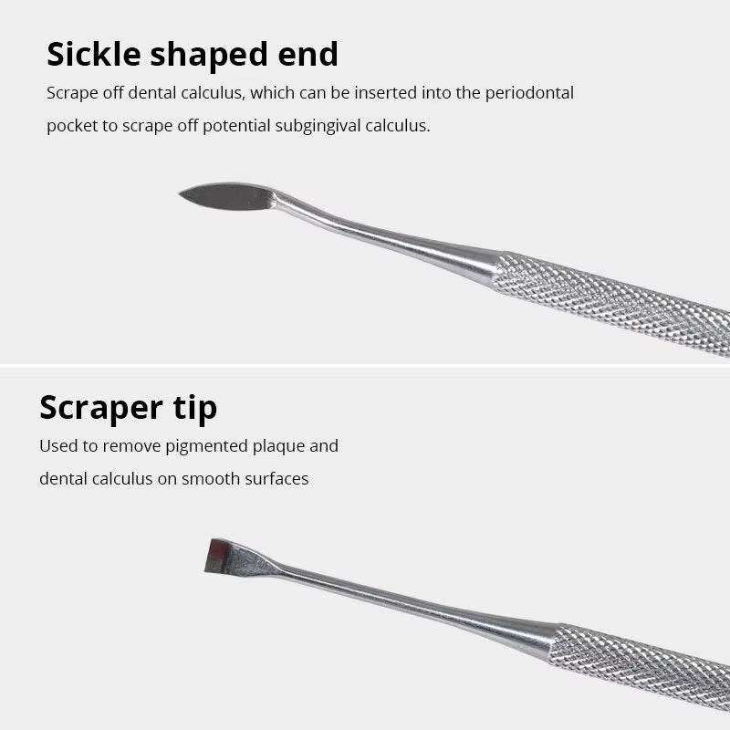 🐾 Stainless Steel Pet Dental Cleaning Tool – Tartar Remover & Breath Freshener for Dogs & Cats
