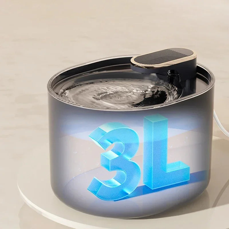 🐾 3L Automatic Pet Drinking Fountain – Whisper-Quiet Hydration Solution for Cats & Dogs