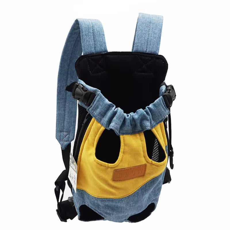 🐾 Mesh Pet Carrier Backpack – Adjustable & Breathable Travel Bag for Small Dogs & Cats