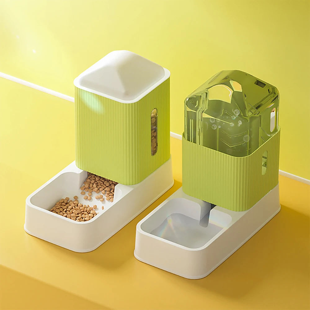 🐾 Automatic Pet Feeder & Water Dispenser – 3.5L Large Capacity for Cats & Dogs