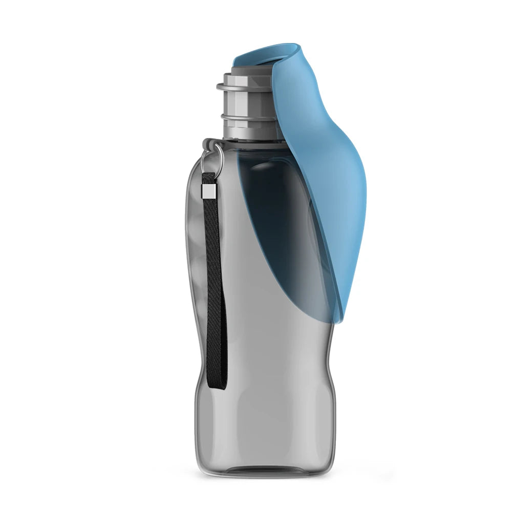 🐾 800ml Portable Dog Water Bottle – Foldable & Travel-Friendly Pet Hydration Solution