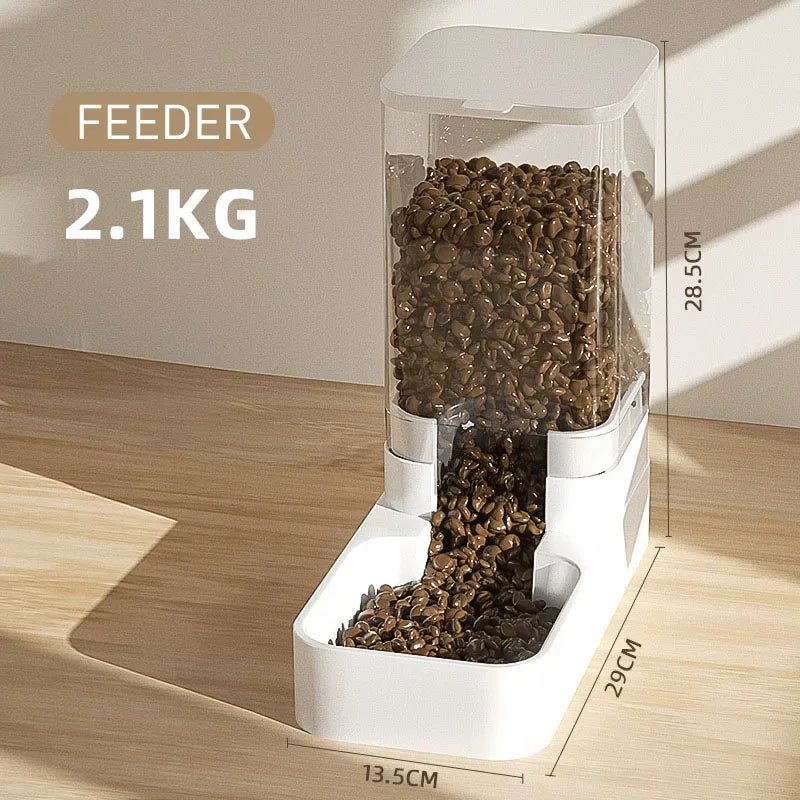 🐾 3.8L Automatic Pet Feeder & Water Bowl – Hassle-Free Feeding & Hydration for Cats & Small Dogs