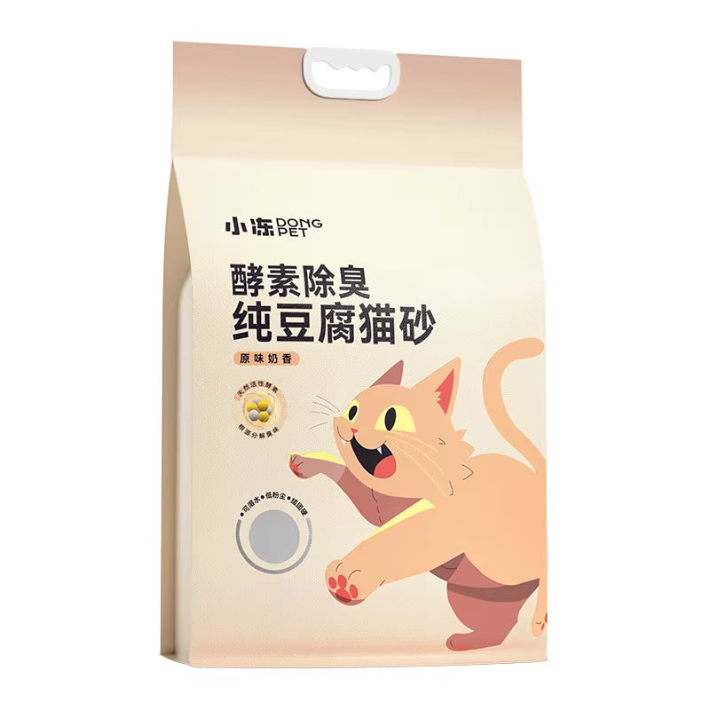 🐾 Tofu Cat Litter – Green Tea Flavored, Clumping, Low Dust & Non-Stick Formula