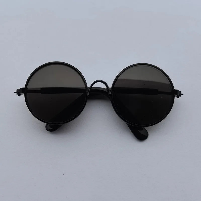 🐾 Vintage Round Cat & Dog Sunglasses – Stylish Reflective Eyewear for Petss