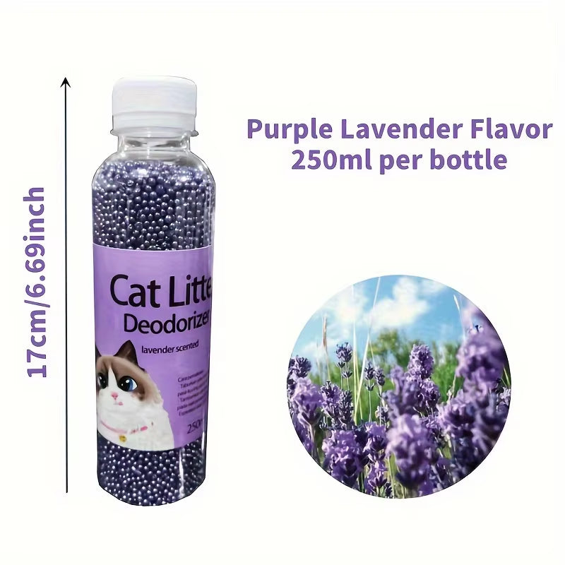 🐾 Deodorizing Beads for Cat Litter Box – Long-Lasting Odor Control & Fresh Scent!
