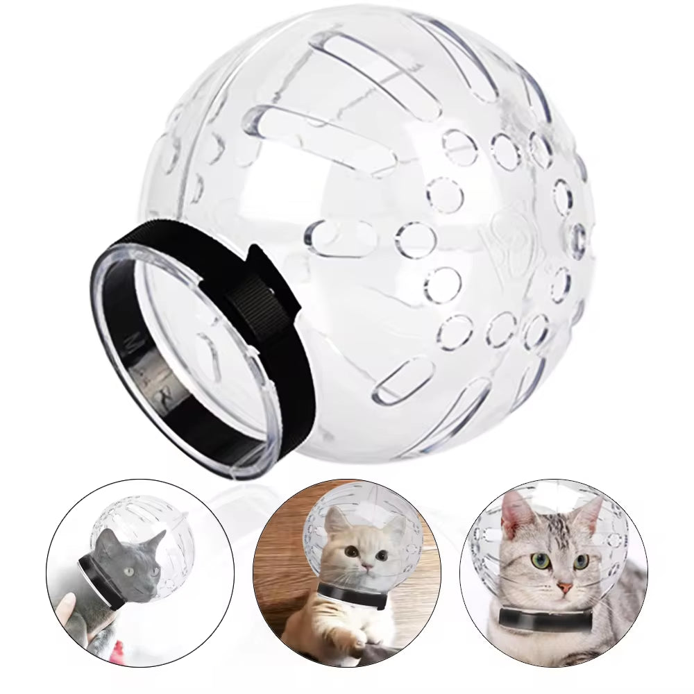 Cat Muzzle Anti-Bite Breathable Protective Hood – Stress-Free Grooming & Vet Visits for Cats 🐱✨