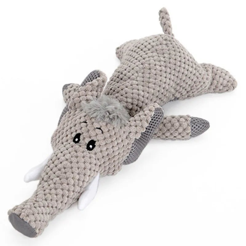 Durable Plush Squeaky Dog Toy – Soft, Chew-Resistant Stuffed Toy for Large Dogs 🐶🎾es