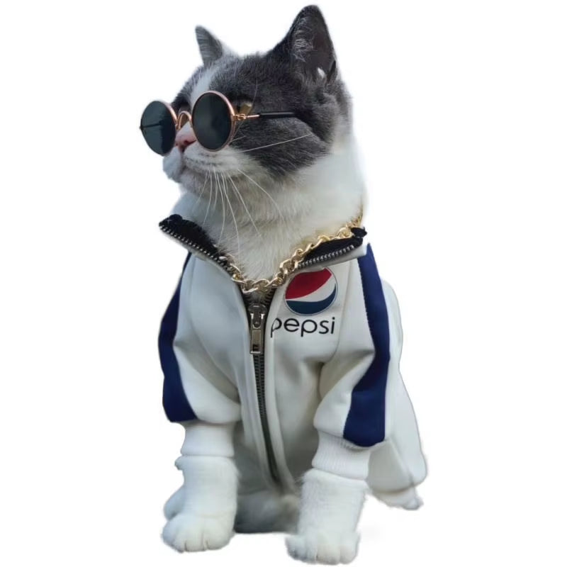 🐾 Vintage Round Cat & Dog Sunglasses – Stylish Reflective Eyewear for Petss