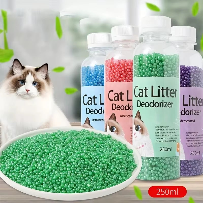 🐾 Deodorizing Beads for Cat Litter Box – Long-Lasting Odor Control & Fresh Scent!