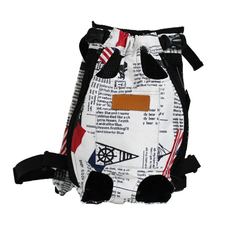 🐾 Mesh Pet Carrier Backpack – Adjustable & Breathable Travel Bag for Small Dogs & Cats