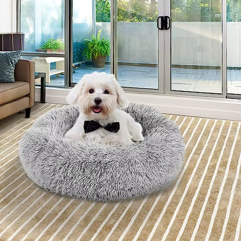 🐾 Luxury Plush Round Dog Bed & Cat Mat – Premium Cushion for Large Dogs & Labradors