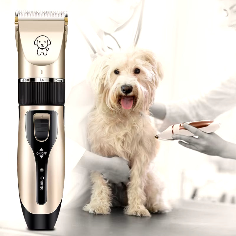 🐾 Professional Rechargeable Pet Clipper – Electric Hair Shaver for Dogs & Cats
