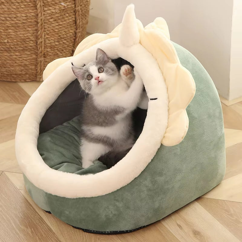 🐾 Deep Sleep Foldable Pet Bed – Cozy & Portable Nest for Small Dogs & Cats