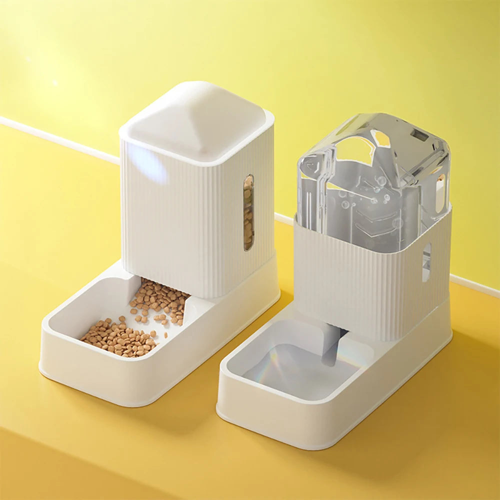 🐾 Automatic Pet Feeder & Water Dispenser – 3.5L Large Capacity for Cats & Dogs