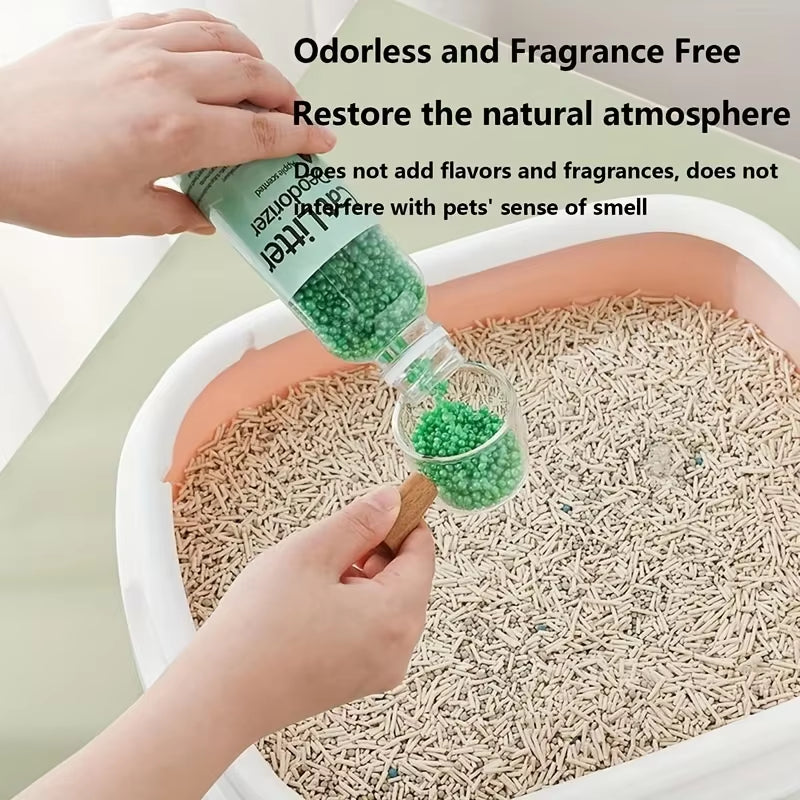 🐾 Deodorizing Beads for Cat Litter Box – Long-Lasting Odor Control & Fresh Scent!