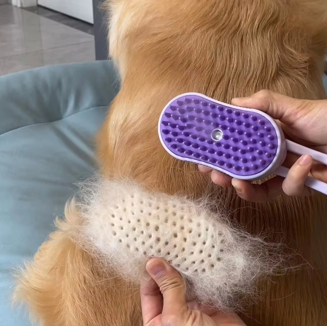 Electric Pet Spray Comb – 4-in-1 Grooming & Massage Brush for Cats & Dogs
