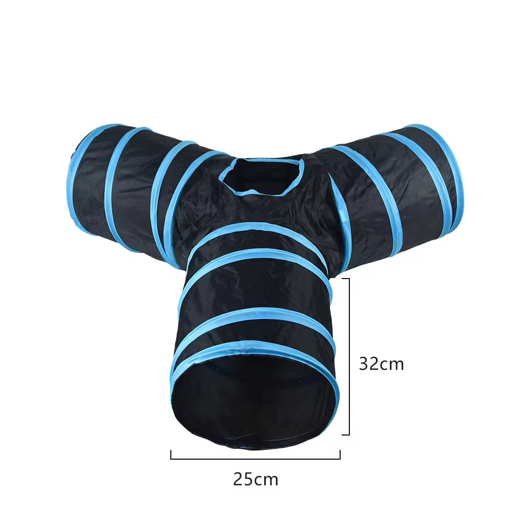 🐾 Collapsible Cat Tunnel – Ultimate Play & Exercise Haven for Kittens & Puppies!