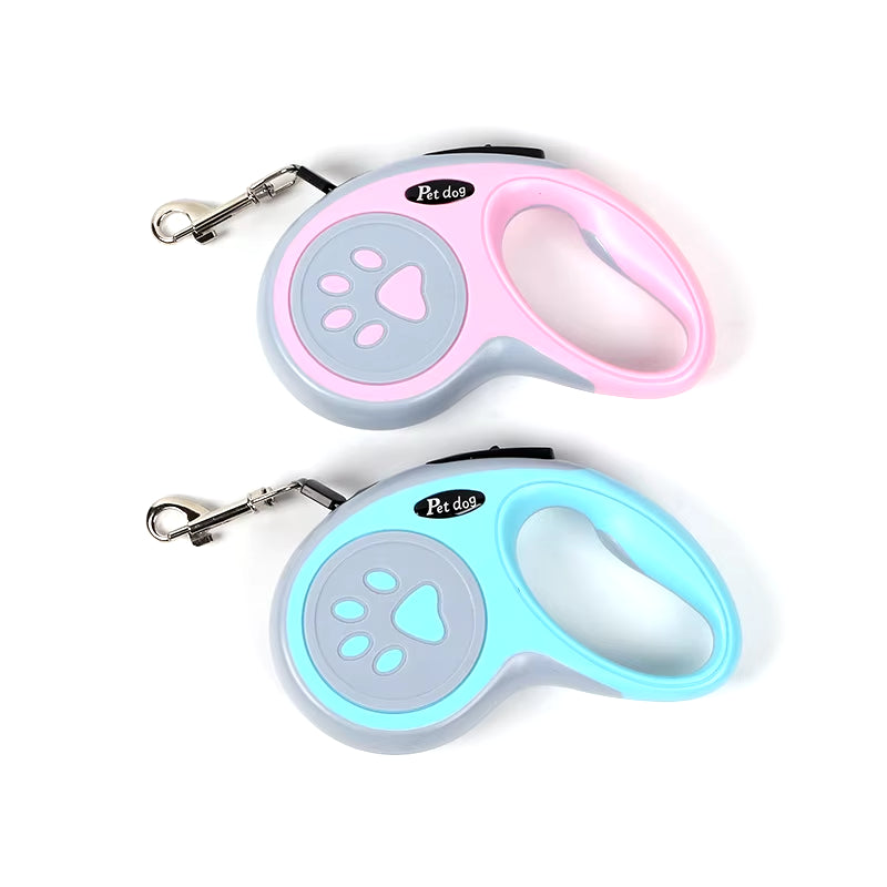 🐾 3M & 5M Automatic Retractable Dog & Cat Leash – Durable Nylon Lead for Small & Medium Pets
