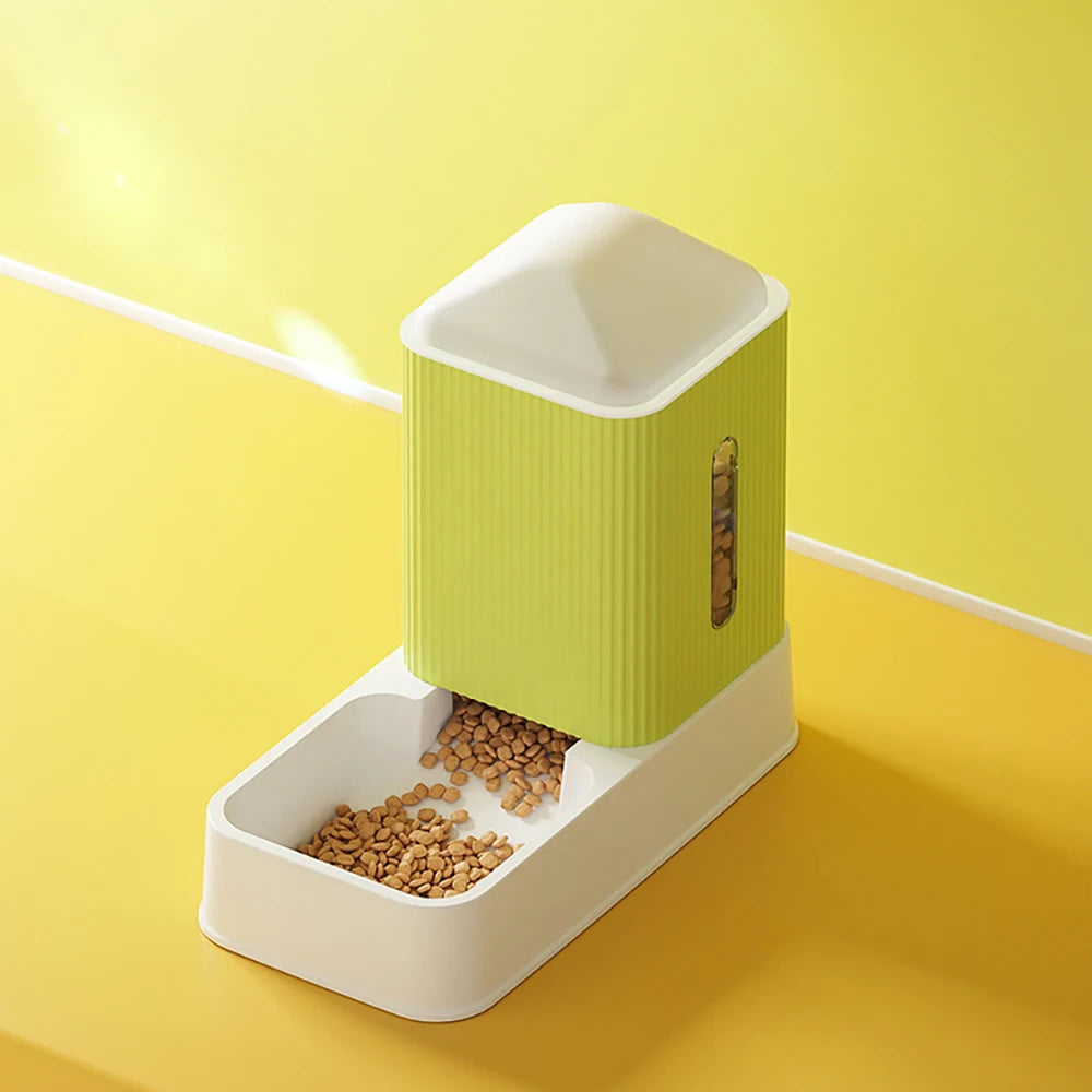 🐾 Automatic Pet Feeder & Water Dispenser – 3.5L Large Capacity for Cats & Dogs