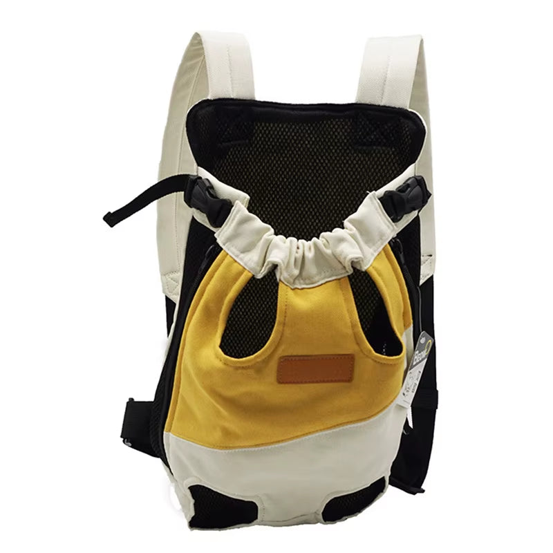 🐾 Mesh Pet Carrier Backpack – Adjustable & Breathable Travel Bag for Small Dogs & Cats