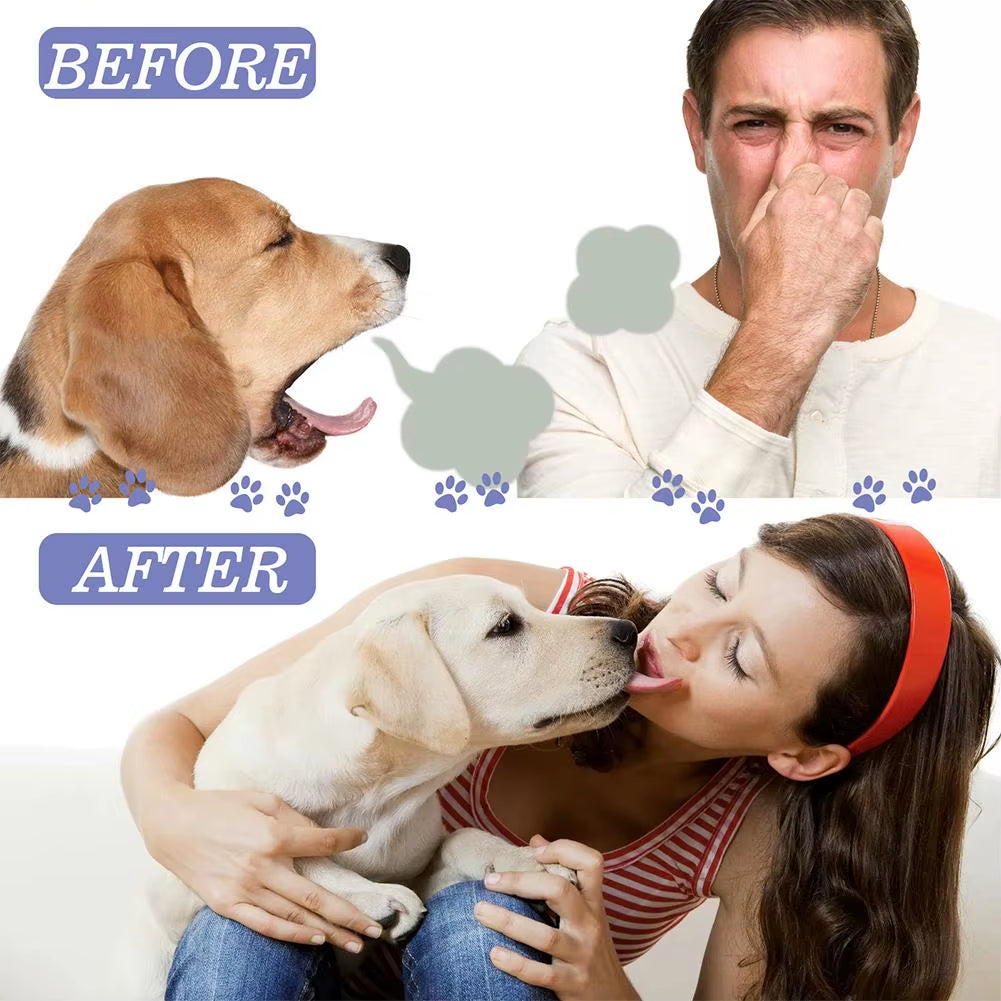 🐾 Pet Oral Spray – 30ml Bad Breath & Plaque Remover for Dogs & Cats