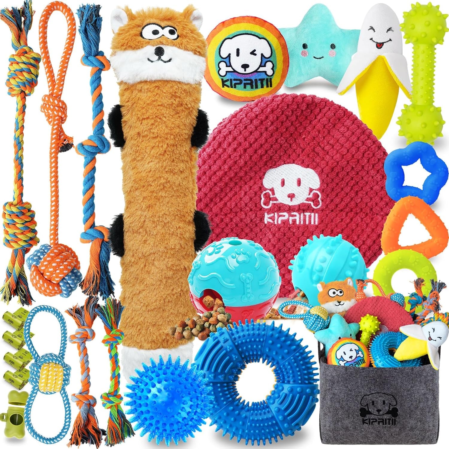 🐶 25-Pack Puppy Dog Toy Set – The Ultimate Chew, Teething & Play Bundle!