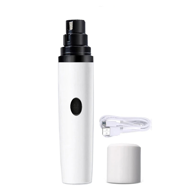 🐾 Rechargeable Dog Nail Grinder – Quiet, Safe & Professional Pet Nail Trimmer
