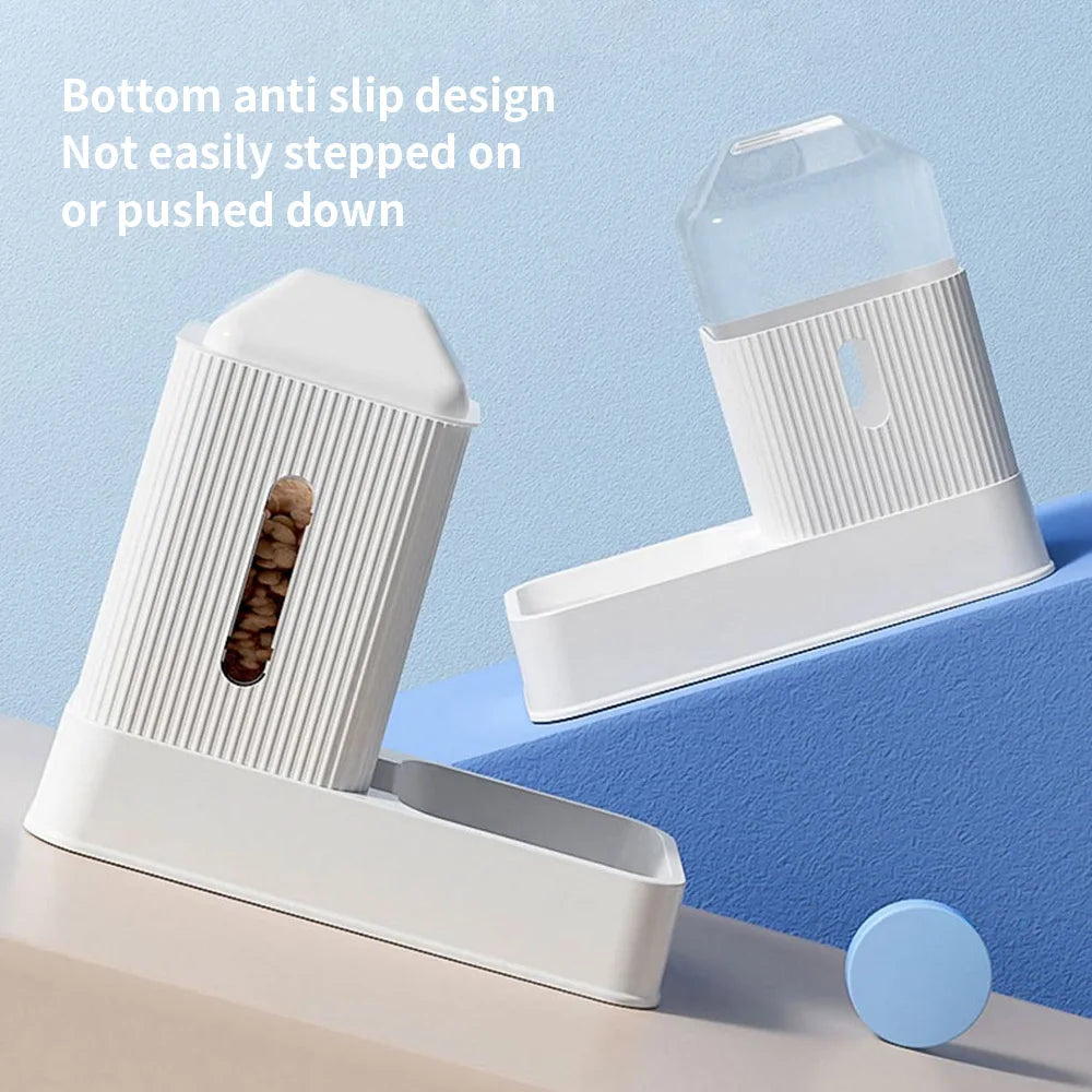 🐾 Automatic Pet Feeder & Water Dispenser – 3.5L Large Capacity for Cats & Dogs