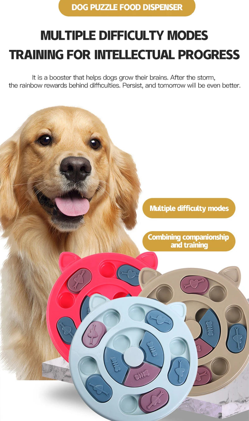 Interactive Pet Feeding & Training Toys – Slow Food Bowls for Smart, Happy Pets! 🐶🐱✨