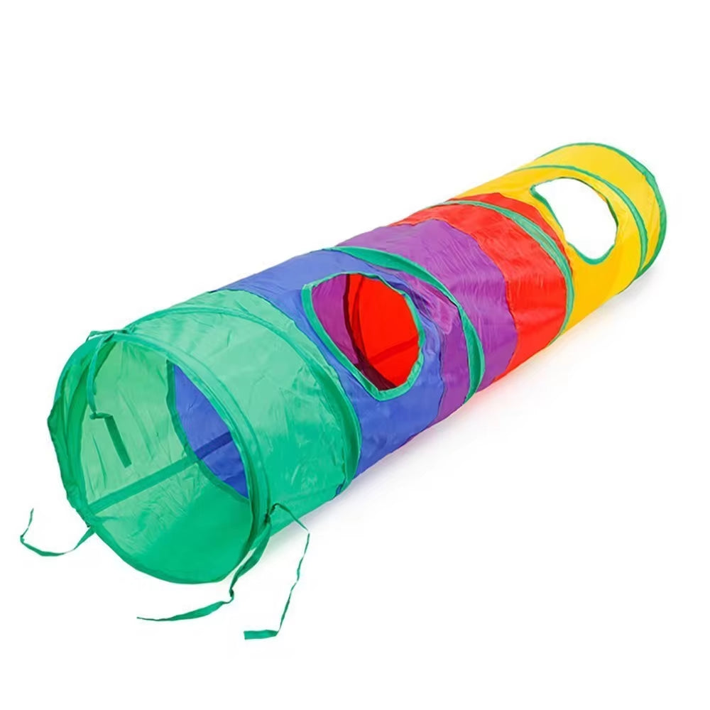 🐾 Collapsible Cat Tunnel – Ultimate Play & Exercise Haven for Kittens & Puppies!