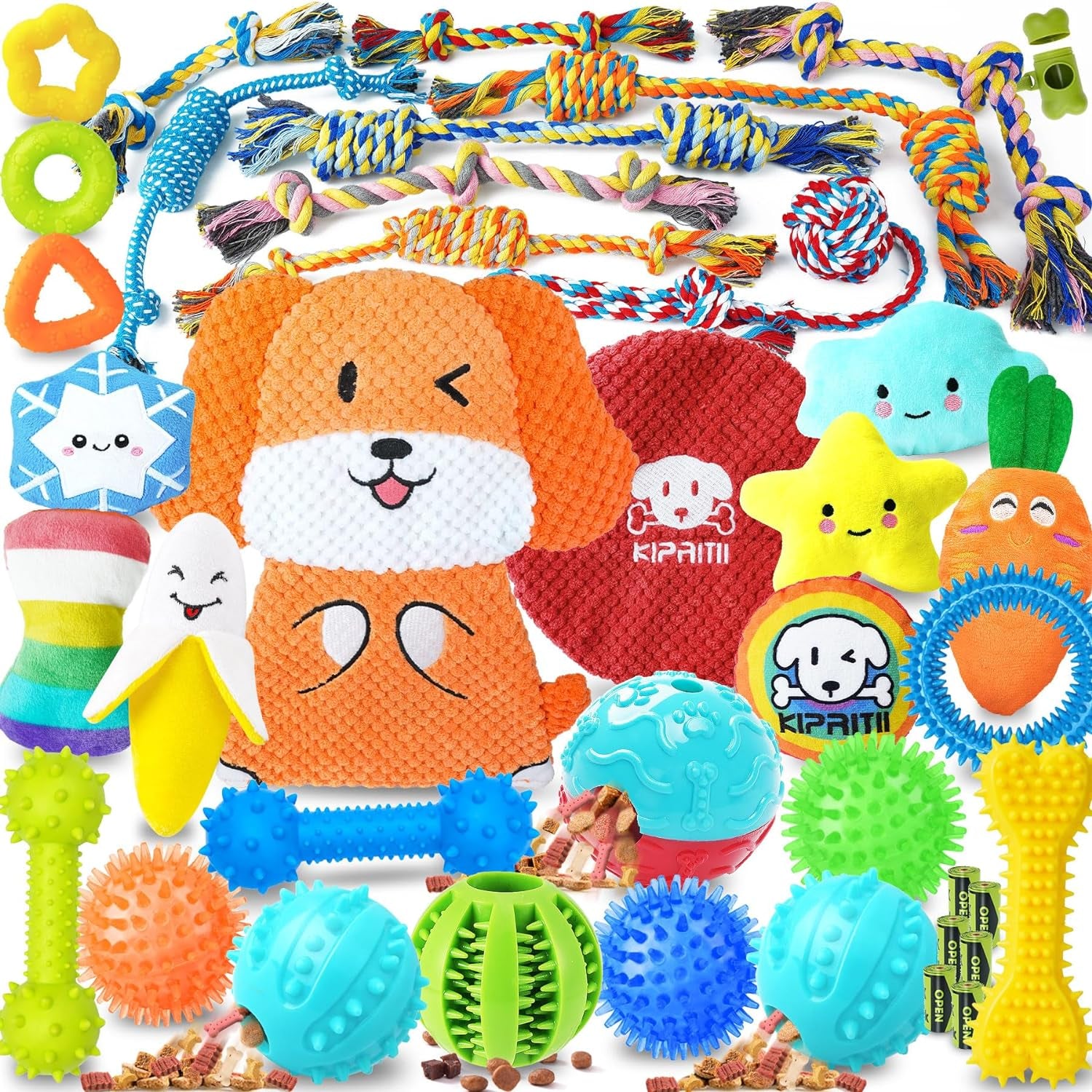 🐶 25-Pack Puppy Dog Toy Set – The Ultimate Chew, Teething & Play Bundle!