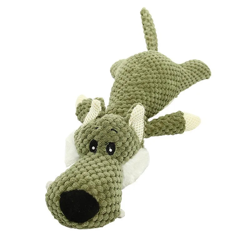 Durable Plush Squeaky Dog Toy – Soft, Chew-Resistant Stuffed Toy for Large Dogs 🐶🎾es
