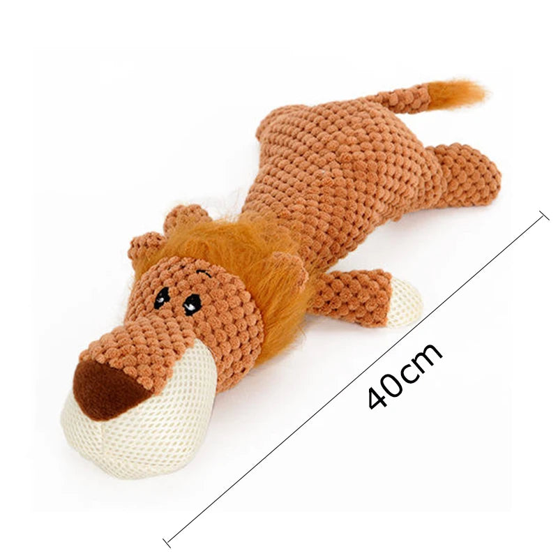 Durable Plush Squeaky Dog Toy – Soft, Chew-Resistant Stuffed Toy for Large Dogs 🐶🎾es