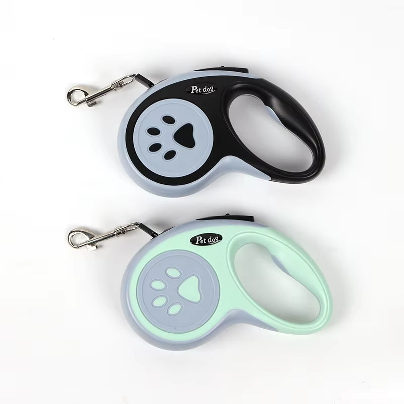 🐾 3M & 5M Automatic Retractable Dog & Cat Leash – Durable Nylon Lead for Small & Medium Pets