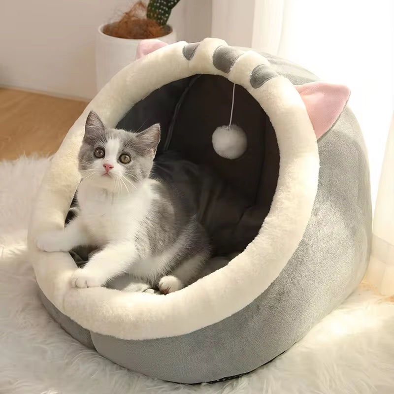 🐾 Deep Sleep Foldable Pet Bed – Cozy & Portable Nest for Small Dogs & Cats