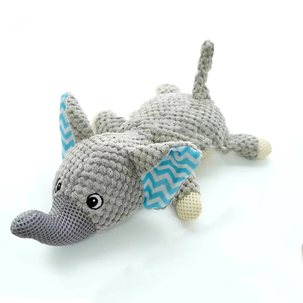 Durable Plush Squeaky Dog Toy – Soft, Chew-Resistant Stuffed Toy for Large Dogs 🐶🎾es