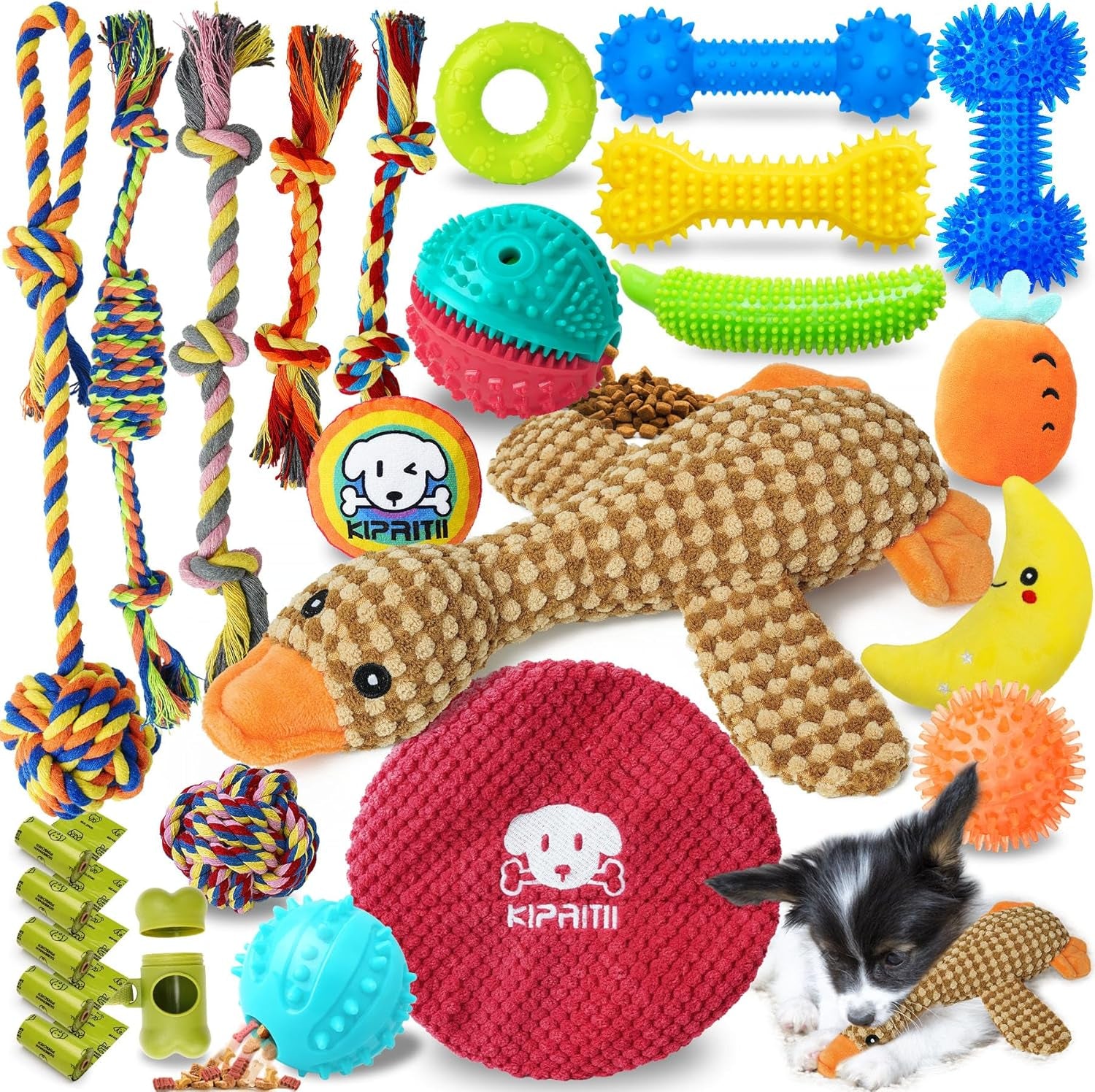 🐶 25-Pack Puppy Dog Toy Set – The Ultimate Chew, Teething & Play Bundle!