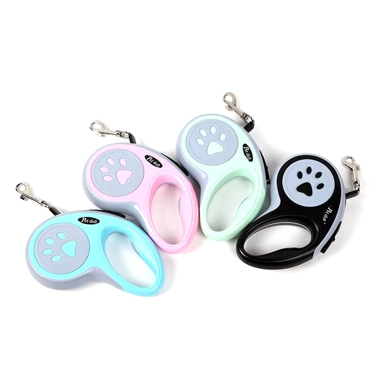 🐾 3M & 5M Automatic Retractable Dog & Cat Leash – Durable Nylon Lead for Small & Medium Pets