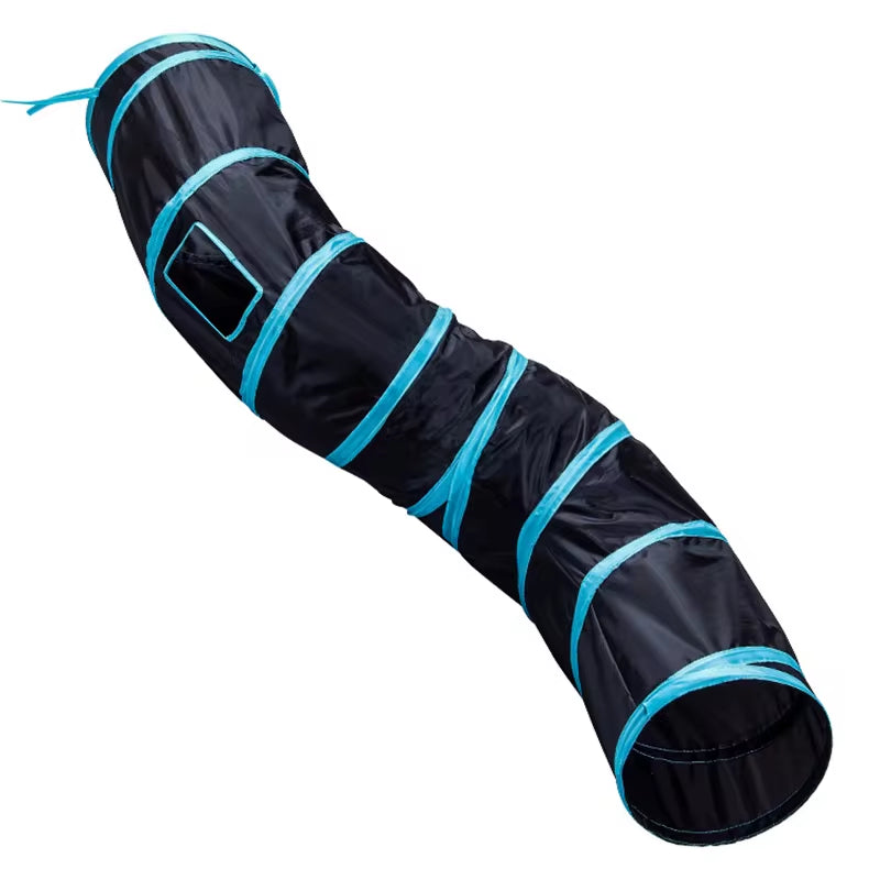 🐾 Collapsible Cat Tunnel – Ultimate Play & Exercise Haven for Kittens & Puppies!