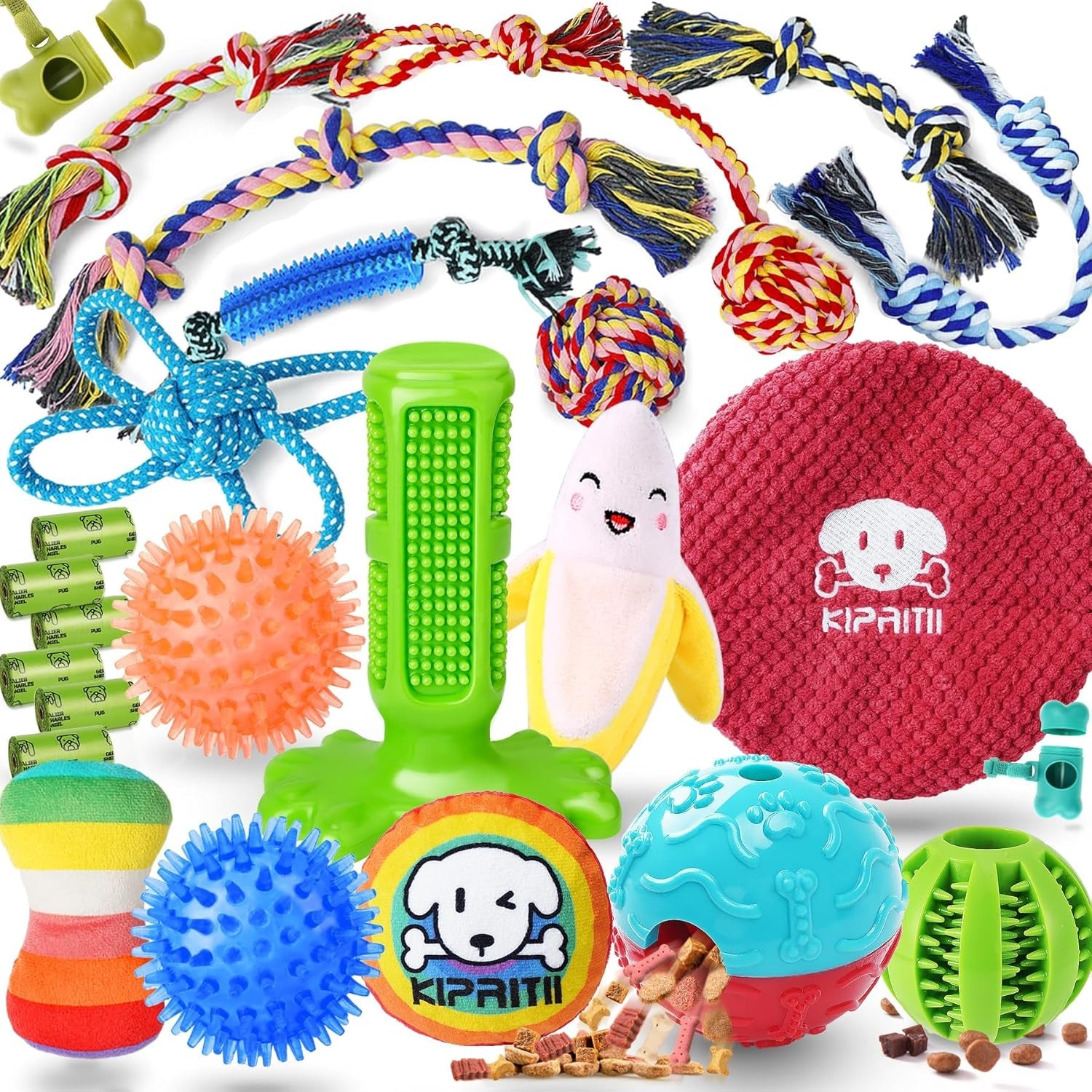 🐶 25-Pack Puppy Dog Toy Set – The Ultimate Chew, Teething & Play Bundle!